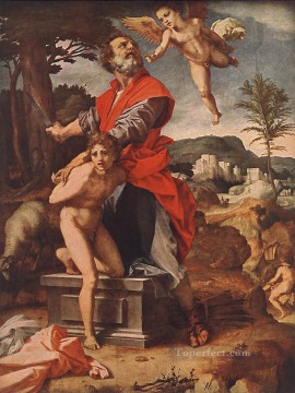  Abraham Arte - El sacrificio de Abraham manierismo renacentista Andrea del Sarto